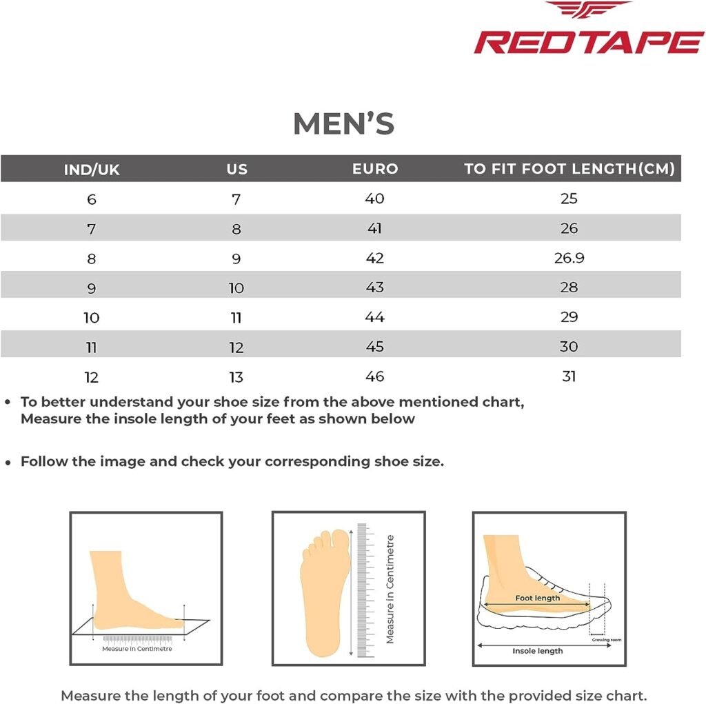 Red Tape Casual Sneaker Shoes for Men | Comfortable  Slip Resistant
