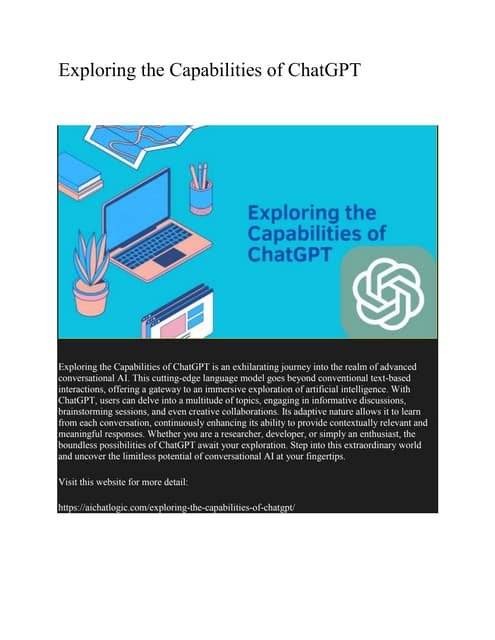 The Chatbot Evolution: Exploring The Capabilities Of ChatGPT