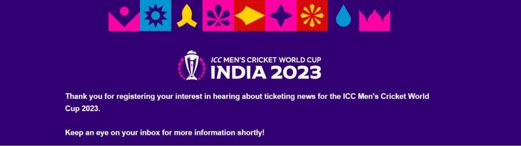 Your Ultimate Guide: Booking Tickets for ICC Cricket World Cup 2023