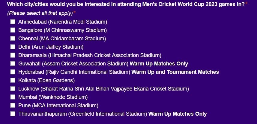 Your Ultimate Guide: Booking Tickets for ICC Cricket World Cup 2023