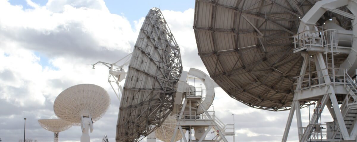 Near Space Network antennas at NASA’s White Sands Complex in Las Cruces, New Mexico.