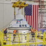 Inside Boeings Commercial Crew and Cargo Processing Facility at NASAs Kennedy Space Center in Florida on Jan. 19, 2023.