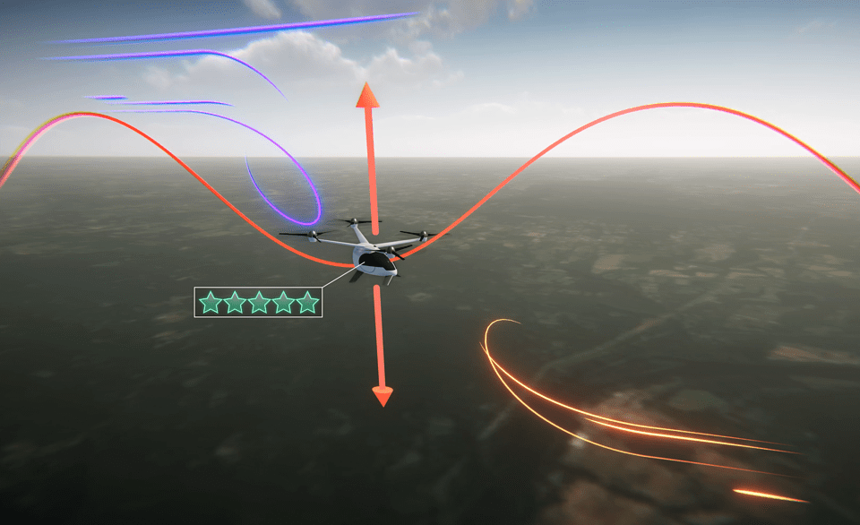 Electrical vertical takeoff and landing aircraft (eVTOLs), like the one shown in this concept art, could be a crucial part of the next generation of air transportation.