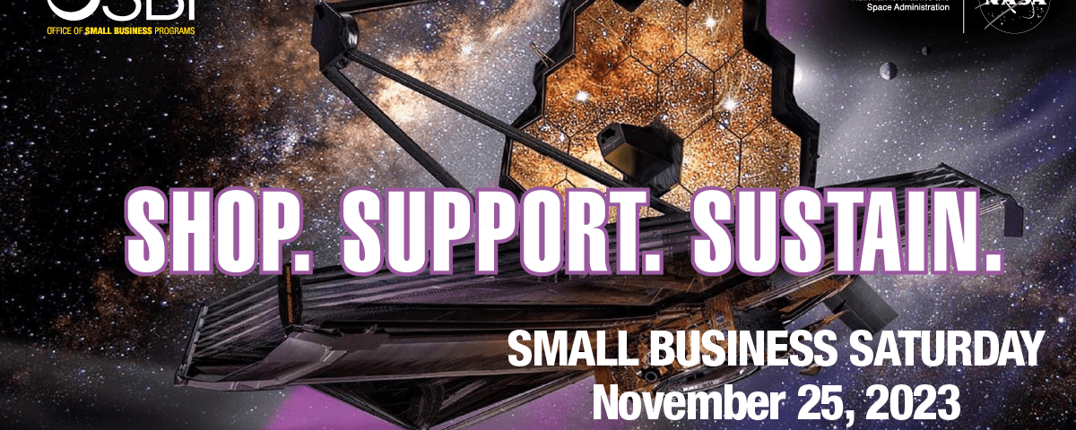 Stop. Shop. Sustain. Small Business Saturday, November 25, 2023