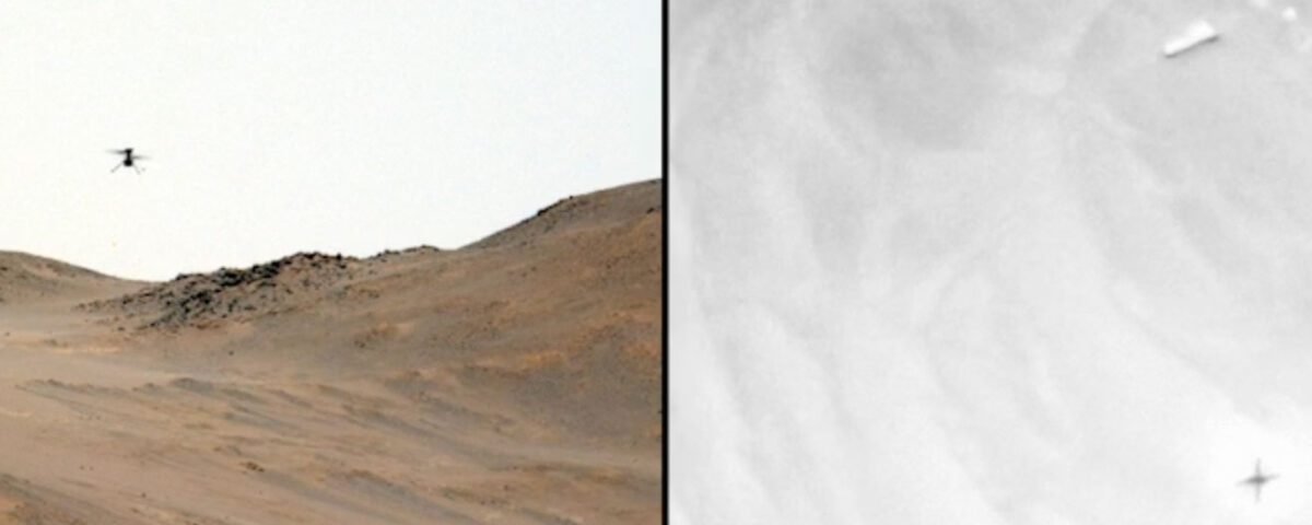 Helicopter on Mars